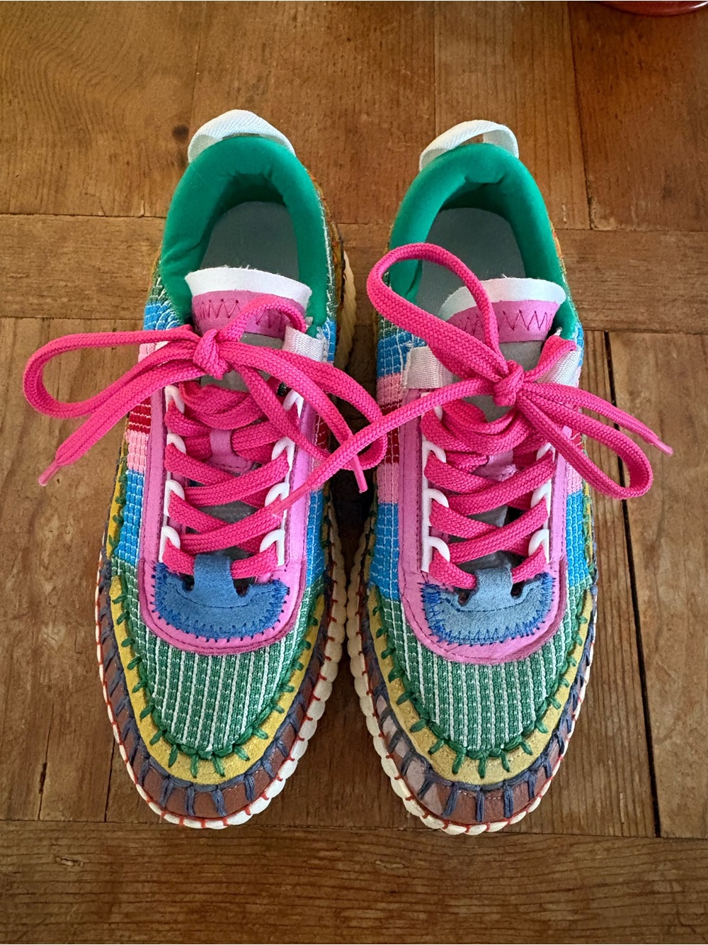 Chloe Patchwork Sneakers